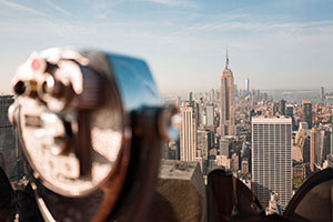 New York: Ausblick von Rockerfeller Center (Top of the Rock)