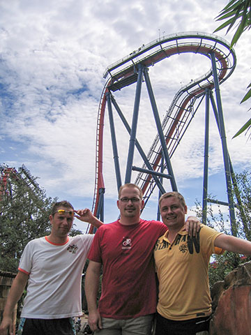 Roller Coaster SHEIKRA im Busch Gardens