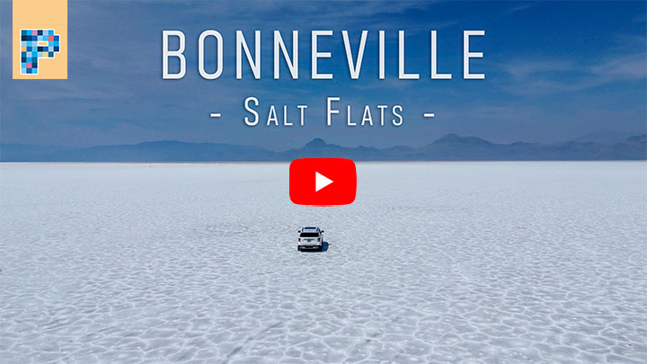 Youtube Video: Fahrt über die Salzflächen am Bonneville Salt Flats Raceway